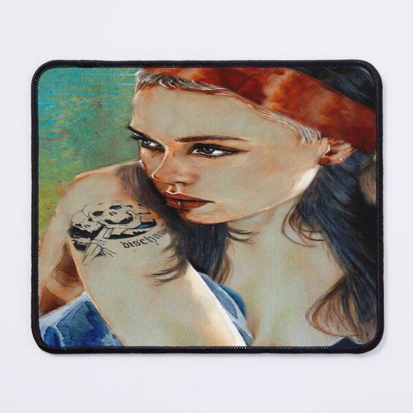 Item preview, Woman with red bow tattoo designed and sold by alexgeiart.