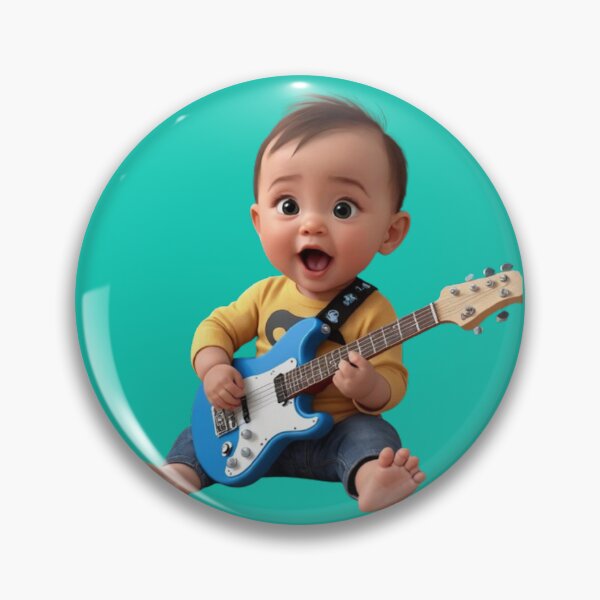 Item preview, Little Virtuoso: Child Playing Guitar designed and sold by Magazinegallery.