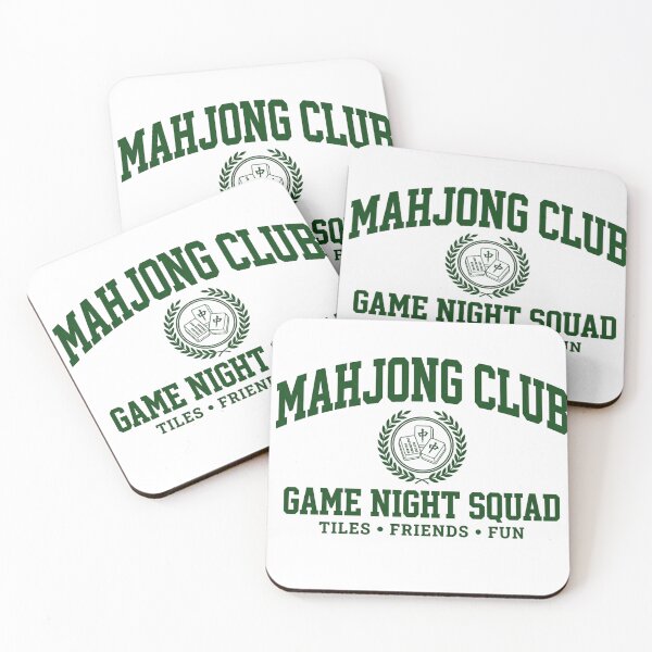 Item preview, Mahjong Social Hour - Cozy Game Night Aesthetic Design designed and sold by Winarrts.
