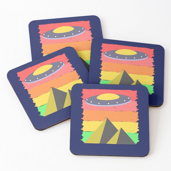 Item preview, Copy of Retro Alien UFO Abduction Forest designed and sold by edilbertobuitrago.