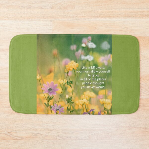 Item preview, Inspirational Wildflower Art Uplifting Healing Words Of Wisdom designed and sold by Sharon Cummings Art.