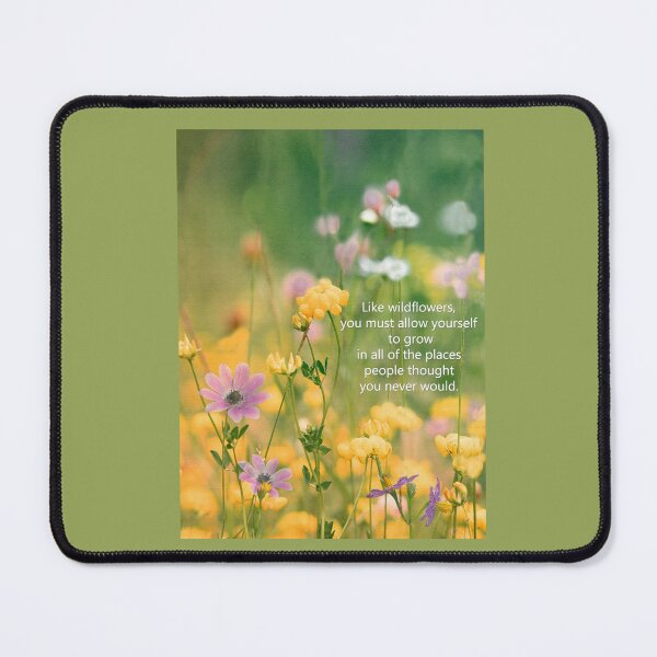 Item preview, Inspirational Wildflower Art Uplifting Healing Words Of Wisdom designed and sold by Sharon Cummings Art.