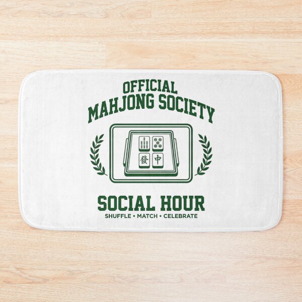 Item preview, Mahjong Social Hour - Cozy Game Night Aesthetic Design designed and sold by Winarrts.