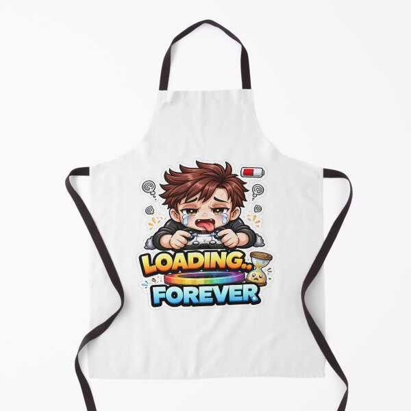 Item preview, Loading Forever Sticker ⏳ Funny Relatable Meme | Gamer Life | Cute Kawaii Sticker designed and sold by Sidra digital art 8277237.