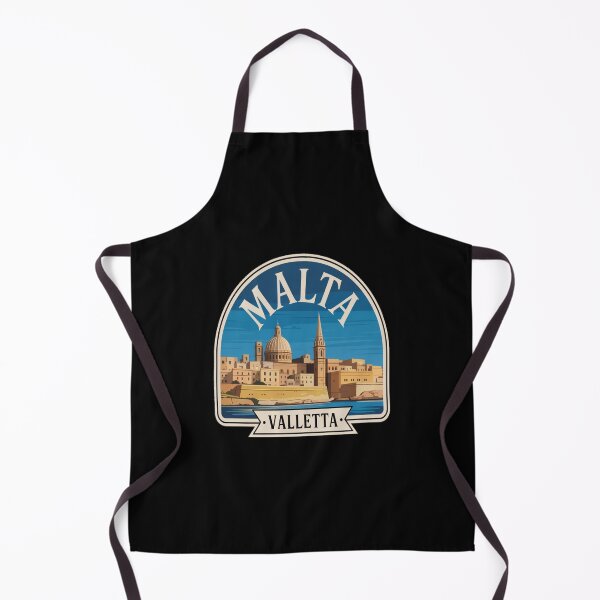 Item preview, Malta Valletta Retro Travel Sticker designed and sold by stickercuffs.
