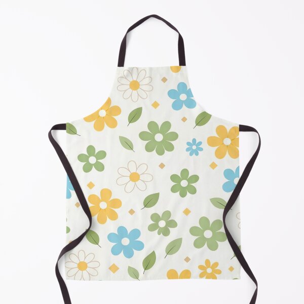 Item preview, Modern Seamless Floral Pattern – Pastel Yellow Blue Green Geometric Diamonds designed and sold by Good Vibes .