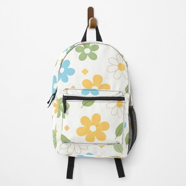 Item preview, Modern Seamless Floral Pattern – Pastel Yellow Blue Green Geometric Diamonds designed and sold by Good Vibes .
