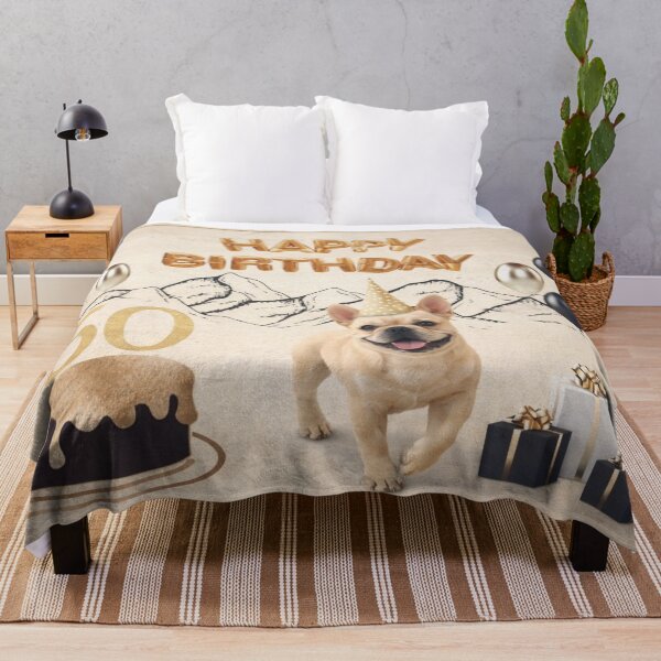 Item preview, French Bulldog 50th Birthday Card designed and sold by GivingJoy.