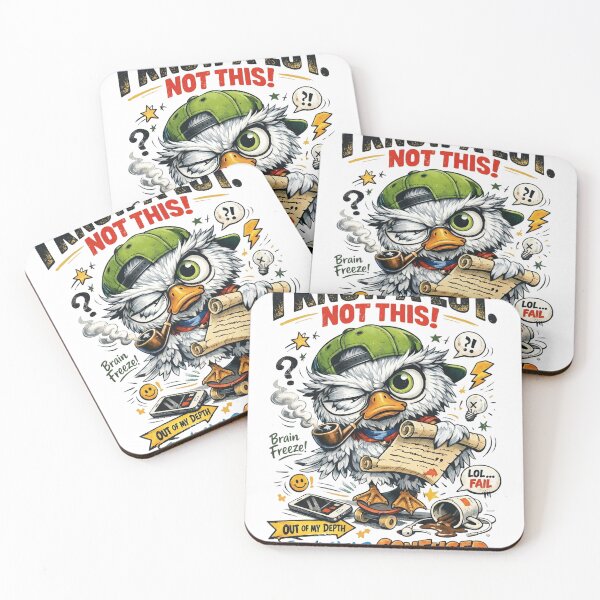 Item preview, I Know A Lot Not This Funny Duck – Confused Bird Meme Send Help designed and sold by ColorFlick.