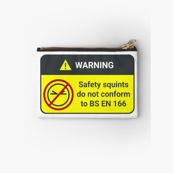 Item preview, Warning: safety squints do not conform to BS EN 166 designed and sold by IonianDesign.