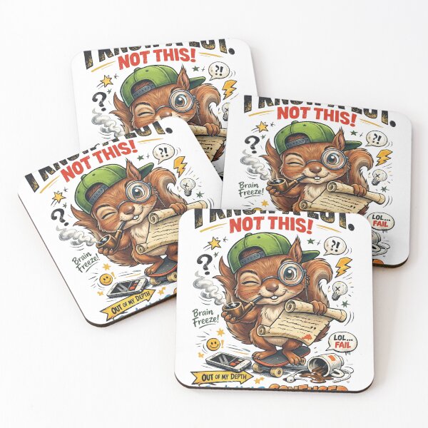 Item preview, I Know A Lot Not This Funny Squirrel – Confused Squirrel Meme Send Help designed and sold by ColorFlick.