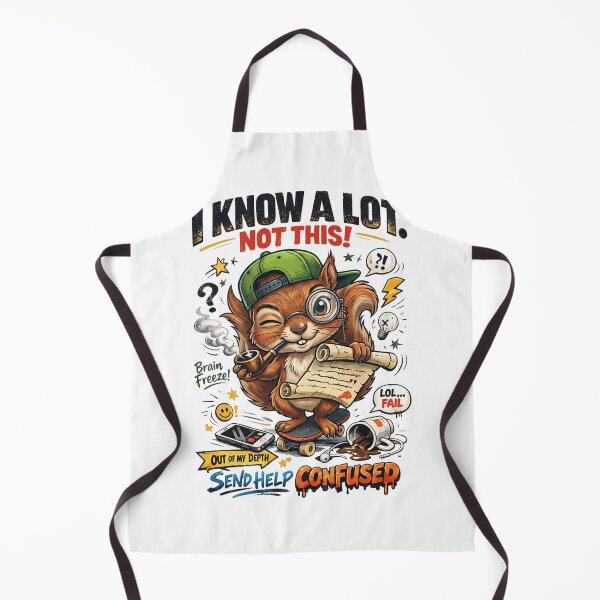Item preview, I Know A Lot Not This Funny Squirrel – Confused Squirrel Meme Send Help designed and sold by ColorFlick.