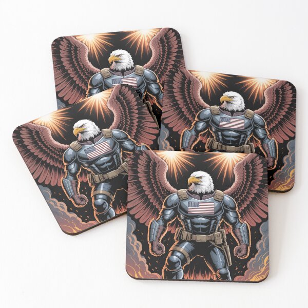 Item preview, Patriotic Eagle Warrior Tactical Armor & Fireworks designed and sold by OldGloryForge.