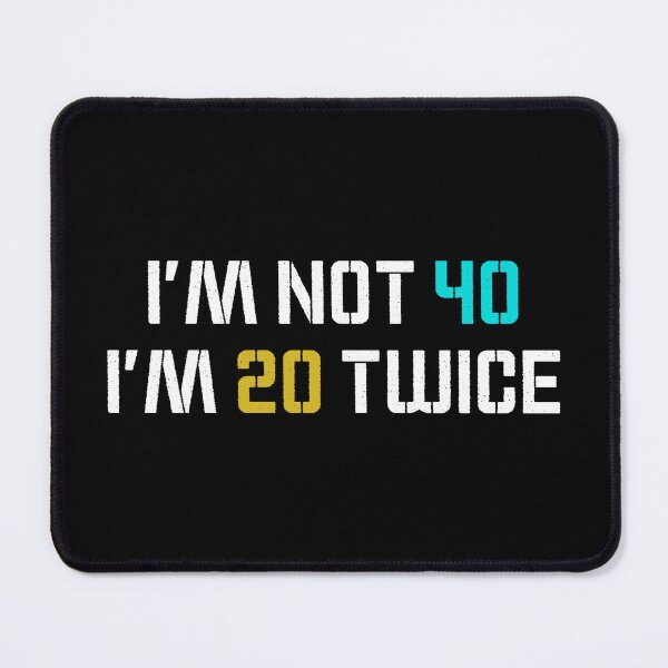 Item preview, Funny 40th Birthday Shirt 20 Twice designed and sold by GraffitiLab.