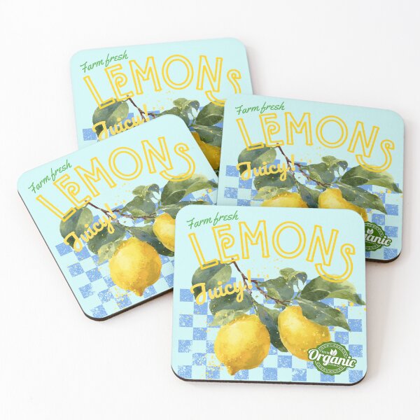 Item preview, Lemons farm fresh, vintage aesthetic designed and sold by InkRiot Studios.