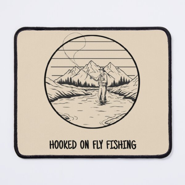 Item preview, Hooked on fly fishing designed and sold by Stefanrajzer.