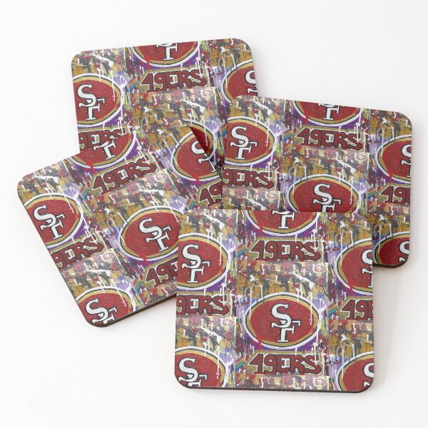 Item preview, Warrior Spirt; 49ers Acrylic Painting Tribute. designed and sold by S.A.F.E Colors of hope studio.