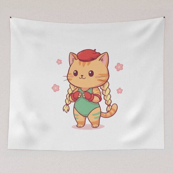 Item preview, Cute Fighter Cat Video Game Style designed and sold by CuteKats.