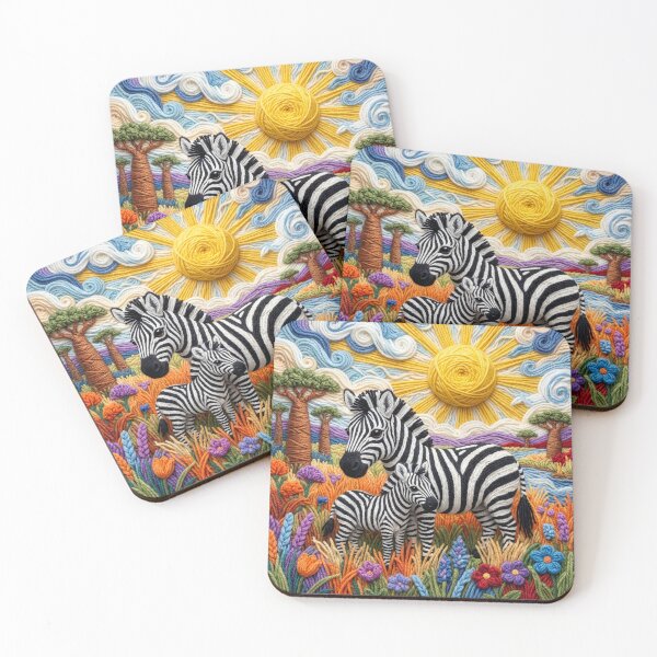 Item preview, Yarn Zebras on the Yarn Savannah designed and sold by Tridentulus.