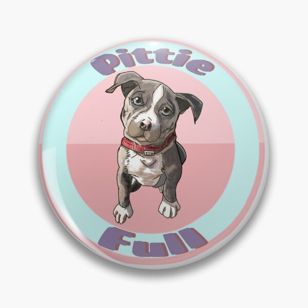 Item preview, Pittie Full cute Pit bull puppy sticker designed and sold by DuesArt.