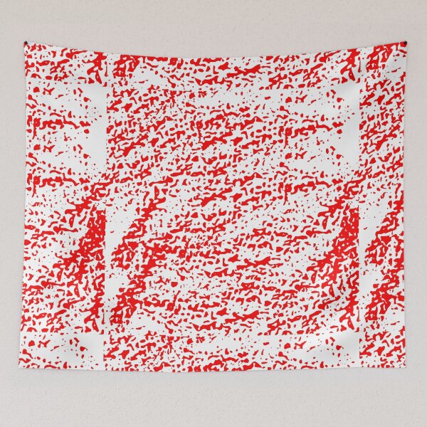 Item preview, Brush Study No. 14 – Vivid Red Abstract Brush Stroke Artwork designed and sold by KleanGirlAesthetics.