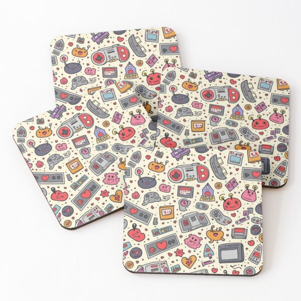 Item preview, Retro Gamer Chaos ✿ Kawaii Gaming Aesthetic – Nostalgia Core Pattern designed and sold by Sixième Studio.
