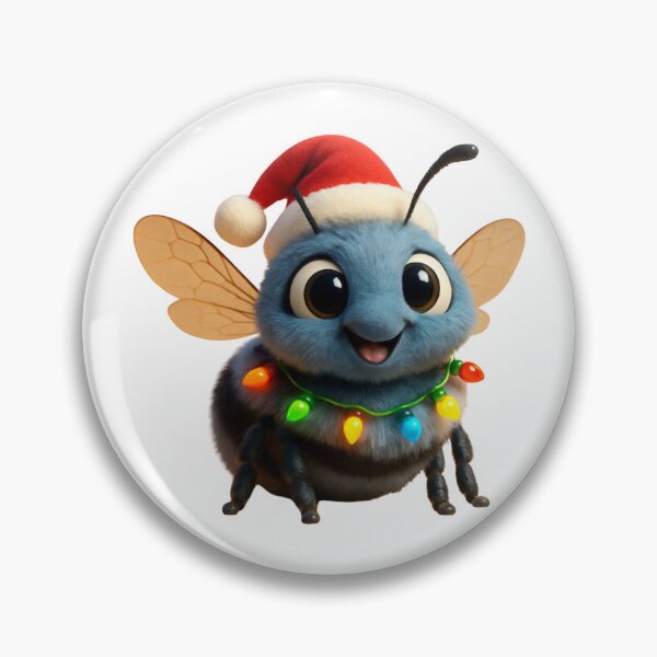 Item preview, Christmas Southeastern Blueberry Bee designed and sold by Sillytoe.