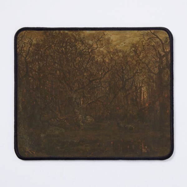 Item preview, The Forest in Winter at Sunset | Art Nouveau designed and sold by GammaRay.