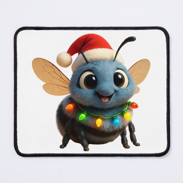 Item preview, Christmas Southeastern Blueberry Bee designed and sold by Sillytoe.