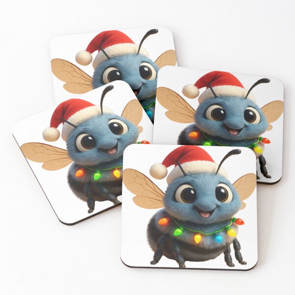 Item preview, Christmas Southeastern Blueberry Bee designed and sold by Sillytoe.