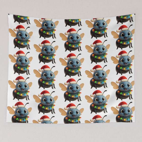 Item preview, Christmas Southeastern Blueberry Bee designed and sold by Sillytoe.