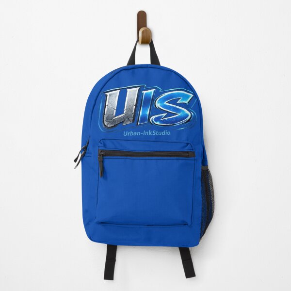 Item preview, UIS Official Blue Chrome Emblem - Urban Ink-Studio Logo designed and sold by Urban-InkStudio.