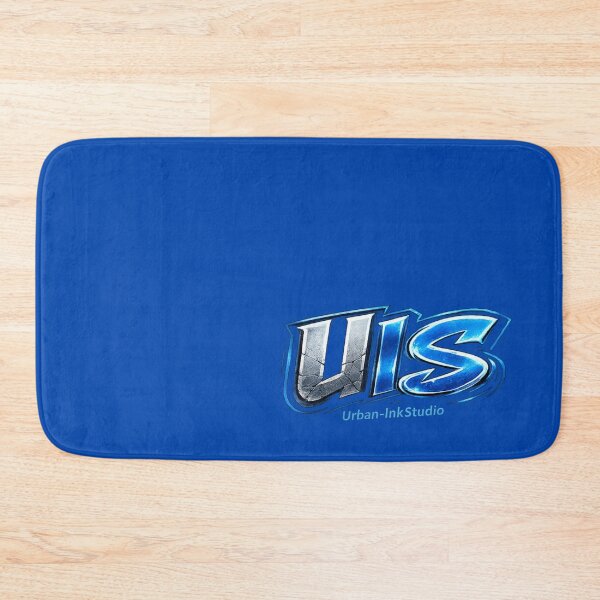 Item preview, UIS Official Blue Chrome Emblem - Urban Ink-Studio Logo designed and sold by Urban-InkStudio.