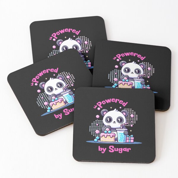Item preview, Cute Panda Powered by Sugar Kawaii Dessert Lover designed and sold by Tsugraf Designs.