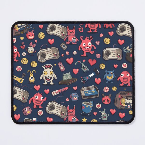 Item preview, Retro Gamer Chaos ✿ Kawaii Gaming Aesthetic – Nostalgia Core Pattern designed and sold by Sixième Studio.