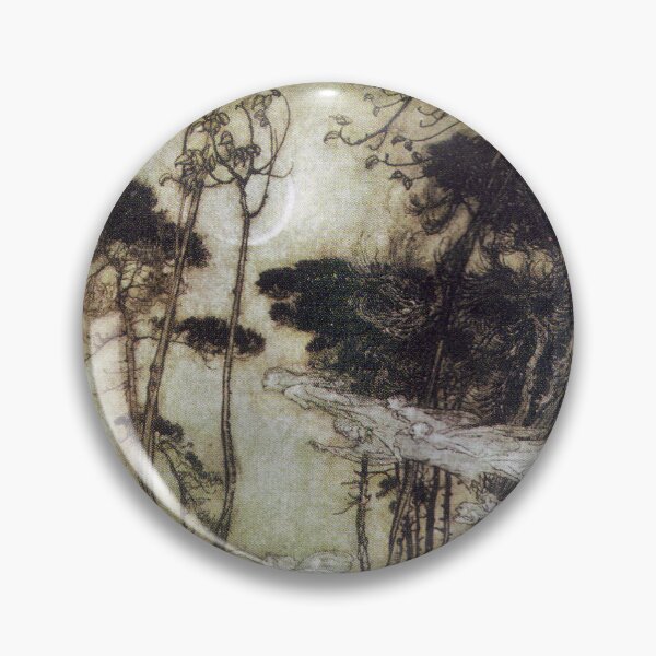 Item preview, The Moon Like a Silver Bow - Midsummer Night's Dream - Arthur Rackham  designed and sold by forgottenbeauty.