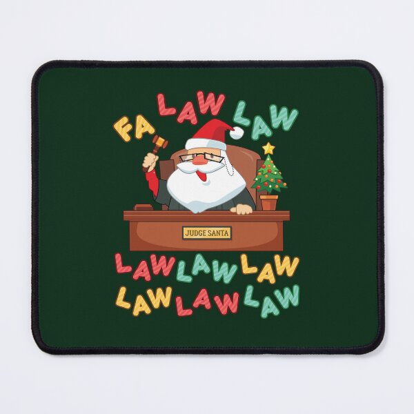 Item preview, Funny Lawyer Christmas Santa Fa Law Law designed and sold by jaygo.