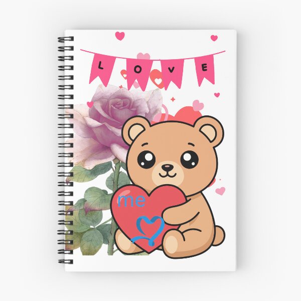 Item preview, ​Cute Teddy Bear Holding Heart Love Illustration designed and sold by sisterthreein.