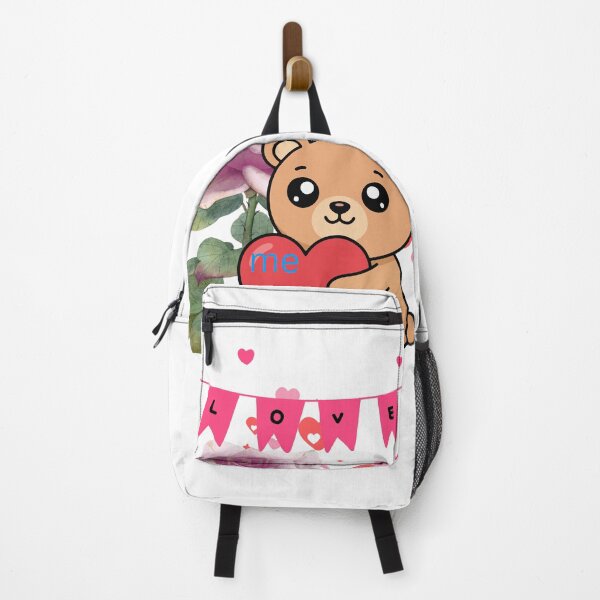 Item preview, ​Cute Teddy Bear Holding Heart Love Illustration designed and sold by sisterthreein.