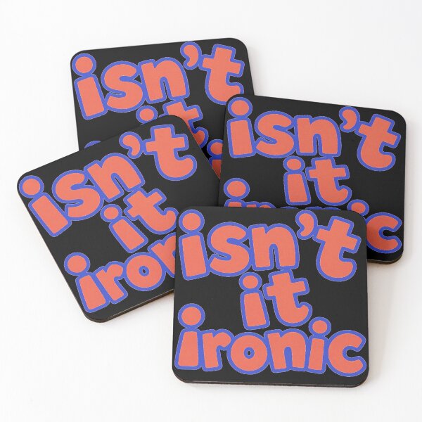 Item preview, isn’t it ironic - red and blue designed and sold by Stefrait-7.