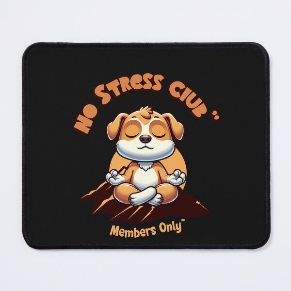 Item preview, No Stress Meditating Dog Puppy Mindfulness designed and sold by Tsugraf Designs.