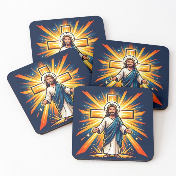 Item preview, Radiant Jesus Christ Cross Light Burst Design designed and sold by AzmyStore.as .