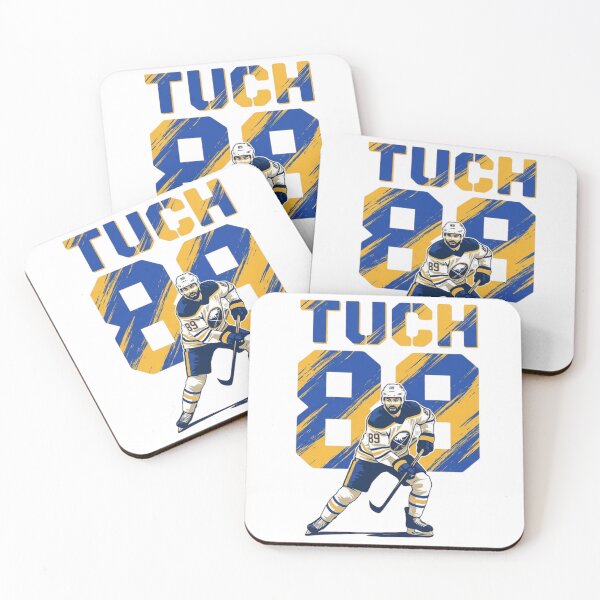 Item preview, Buffalo Hockey No. 89 – Retro Blue and Gold Forward Tribute Art designed and sold by Thogan0416.