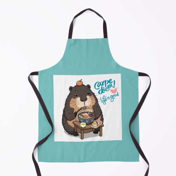 Item preview, Cute Kawaii Capybara Ramen Sushi Life is Good designed and sold by Hiya Future.
