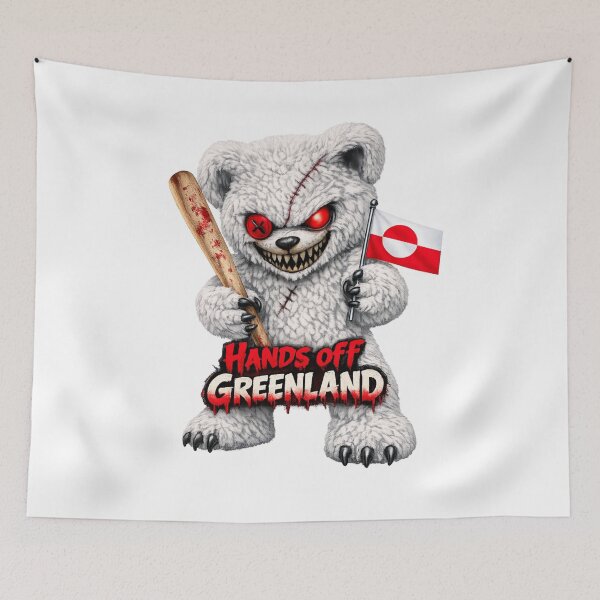 Item preview, Polar Death Bear saying hands off Greenland  designed and sold by Gunnar Hermansen.