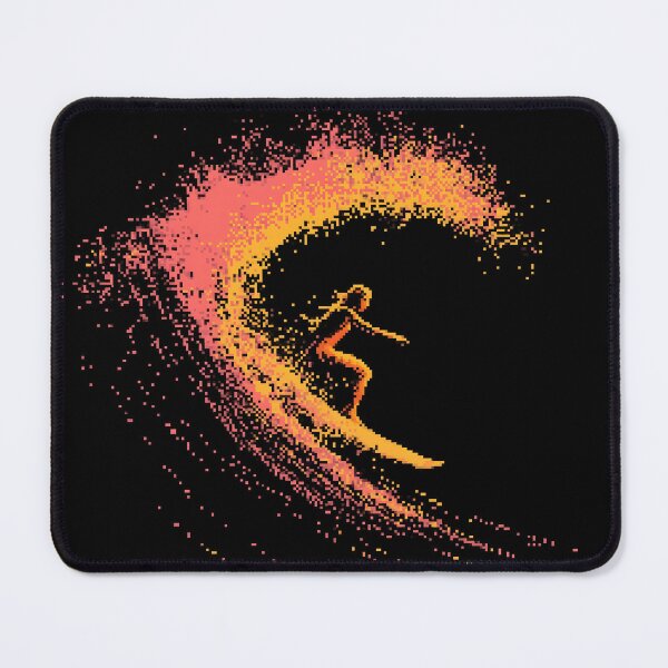 Item preview, Neon Particle Wave Surfer designed and sold by ClubVacay.