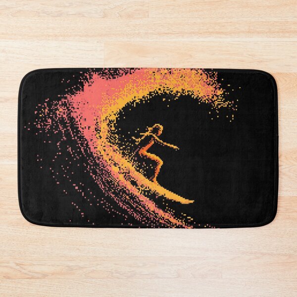 Item preview, Neon Particle Wave Surfer designed and sold by ClubVacay.