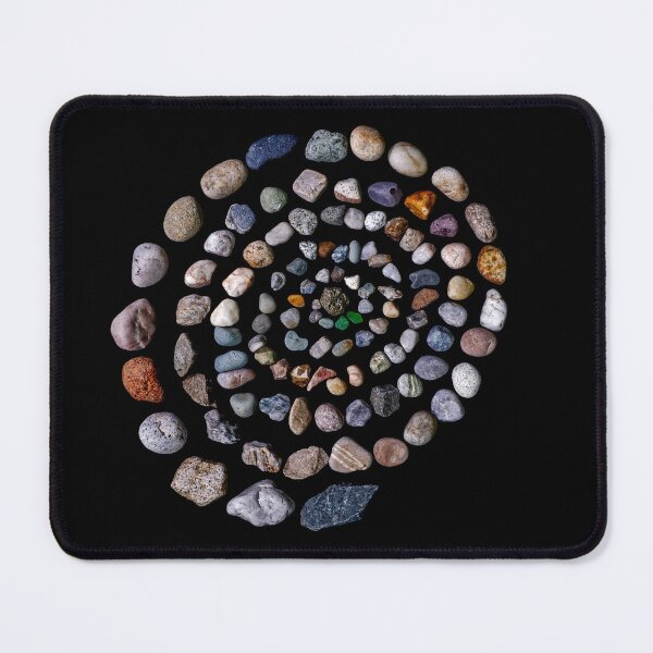 Item preview, Cosmic Stone Spiral Galaxy Fine Art Photography on Black designed and sold by MDCCo.