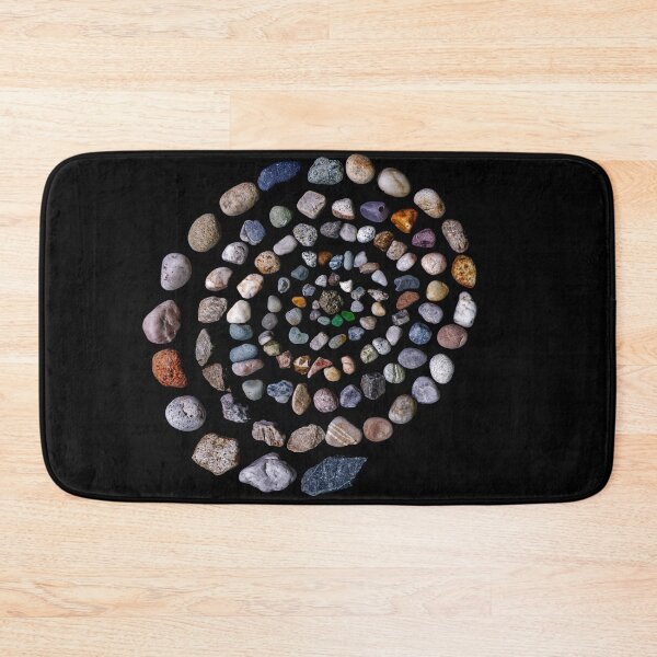 Item preview, Cosmic Stone Spiral Galaxy Fine Art Photography on Black designed and sold by MDCCo.