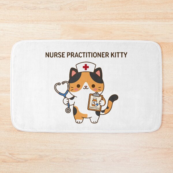 Item preview, Nurse Practitioner Kitty - Advanced Practice Care Cat designed and sold by officinelala.